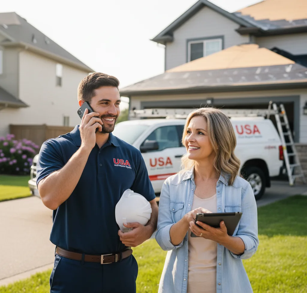 USA Roof Repair Experts customer support in Bushkill
